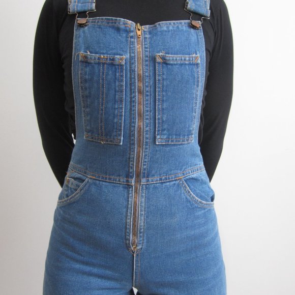 Ziggy 70s crop flare overalls - Picture 3 of 14